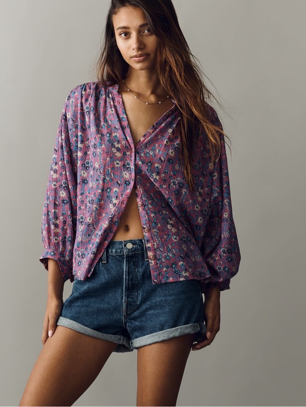 NWT - Sidney Batwing Blouse by Pilcro